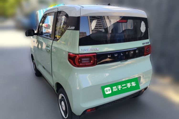 Used Wuling Hongguang MINIEV 2021 Macaron Fashion Model Lithium Iron Phosphate Rear Left 45 Deg