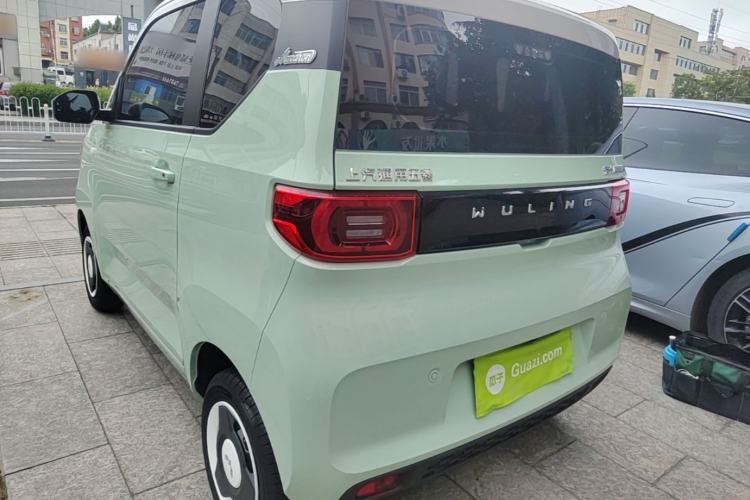 Used Wuling Hongguang MINIEV 2021 Macaron Fashion Model Lithium Iron Phosphate Rear Left 45 Deg