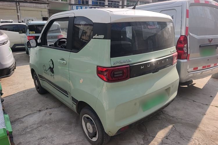 Used Wuling Hongguang MINIEV 2021 Macaron Fashion Model Lithium Iron Phosphate Rear Left 45 Deg