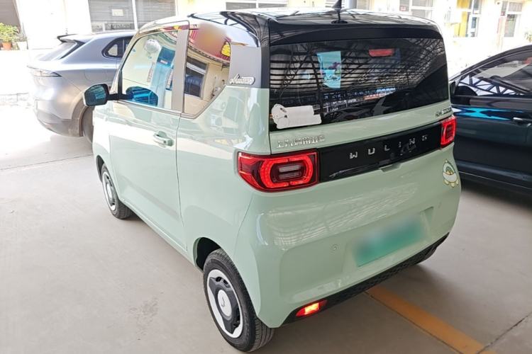 Used Wuling Hongguang MINIEV 2021 Macaron Fashion Edition Lithium-Ion Battery Rear Left 45 Deg