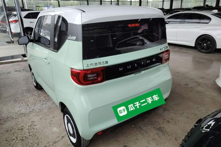Used Wuling Hongguang MINIEV 2021 Macaron Premium Model – Lithium Iron Phosphate Rear Left 45 Deg