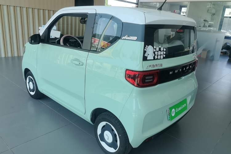Used Wuling Hongguang MINIEV 2021 Macaron Premium Model – Lithium Iron Phosphate Rear Left 45 Deg