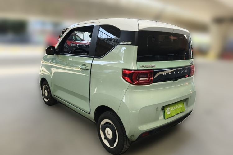 Used Wuling Hongguang MINIEV 2021 Macaron Sandwich Model 170 km Lithium Iron Phosphate Rear Left 45 Deg