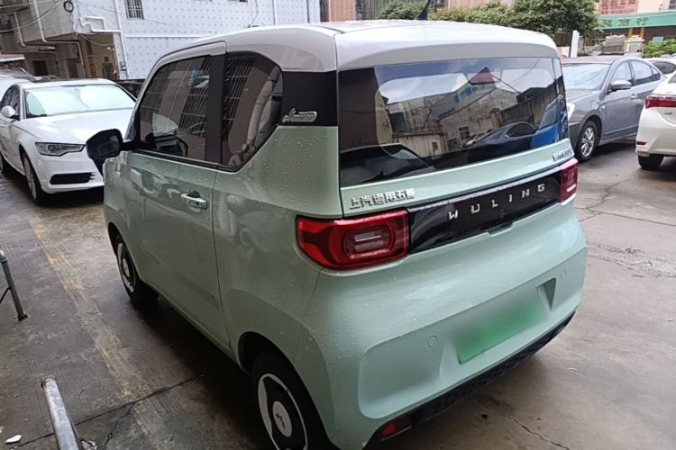Used Wuling Hongguang MINIEV 2021 Macaron Sandwich Model 170 km Lithium Iron Phosphate Rear Left 45 Deg
