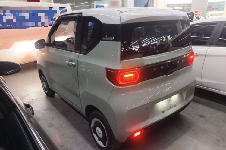 Used Wuling Hongguang MINIEV 2021 Macaron Fashion Model Lithium Iron Phosphate Rear Left 45 Deg