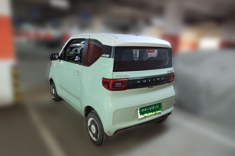 Used Wuling Hongguang MINIEV 2021 Macaron Fashion Model Lithium Iron Phosphate Rear Left 45 Deg