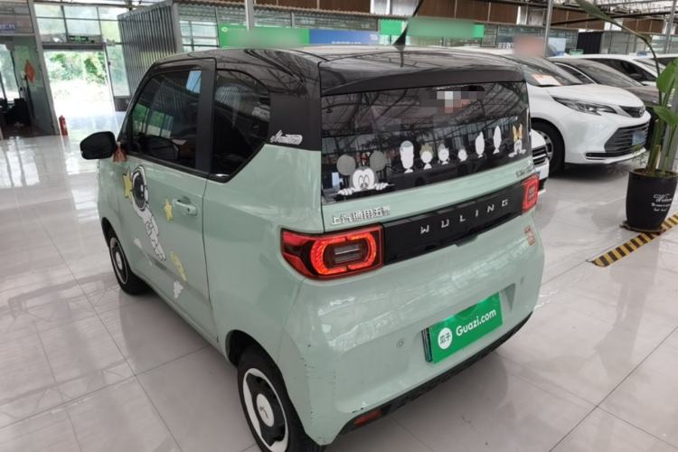 Used Wuling Hongguang MINIEV 2021 Macaron Fashion Model Lithium Iron Phosphate Rear Left 45 Deg