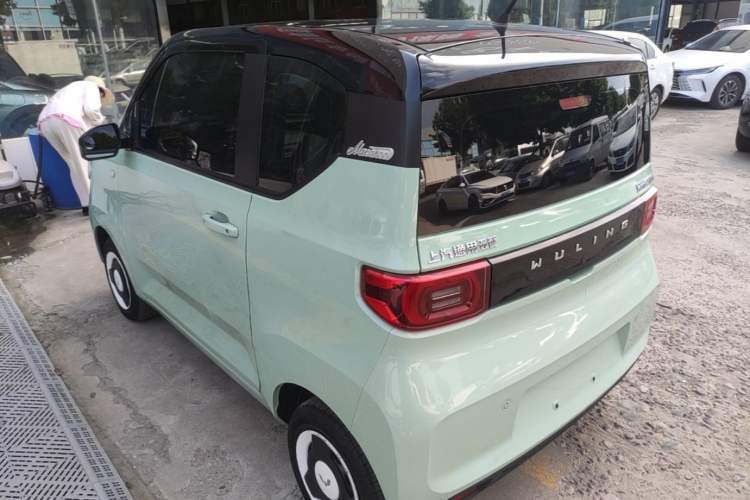 Used Wuling Hongguang MINIEV 2021 Macaron Premium Model – Lithium Iron Phosphate Rear Left 45 Deg