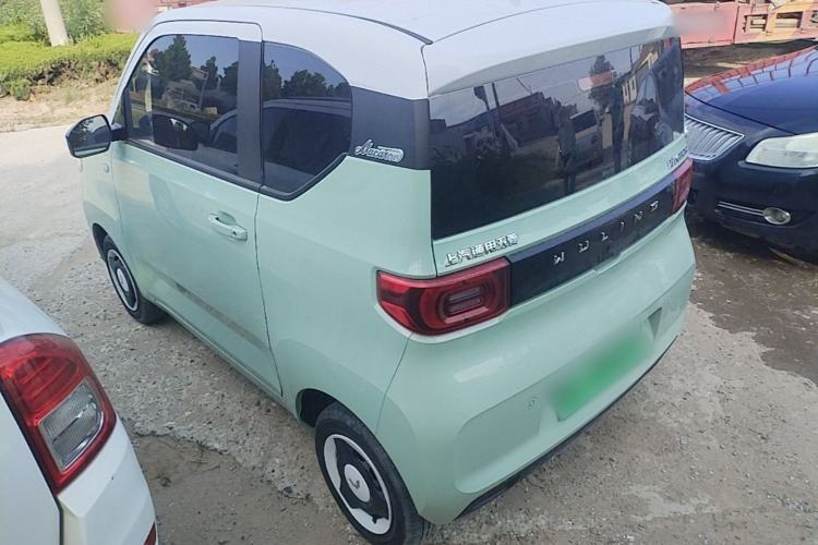 Used Wuling Hongguang MINIEV 2021 Macaron Fashion Model Lithium Iron Phosphate Rear Left 45 Deg