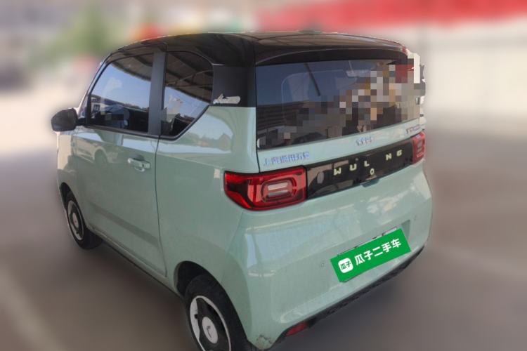 Used Wuling Hongguang MINIEV 2021 Macaron Fashion Model Lithium Iron Phosphate Rear Left 45 Deg
