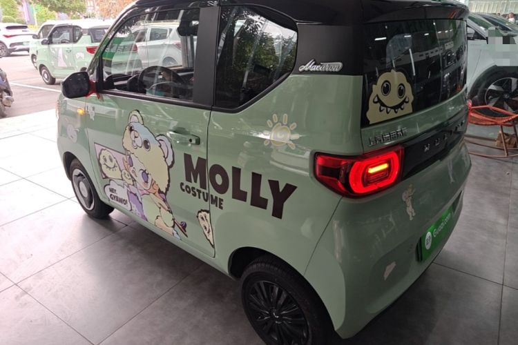 Used Wuling Hongguang MINIEV 2021 Macaron Premium Model – Lithium Iron Phosphate Rear Left 45 Deg