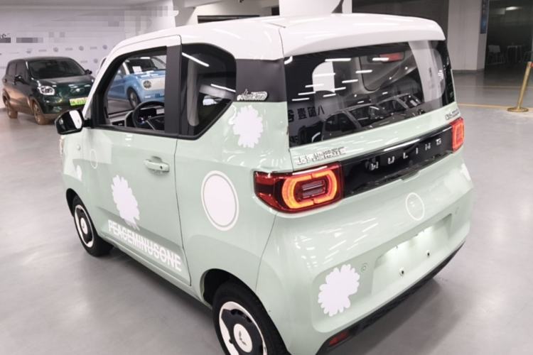 Used Wuling Hongguang MINIEV 2021 Macaron Premium Model – Lithium Iron Phosphate Rear Left 45 Deg