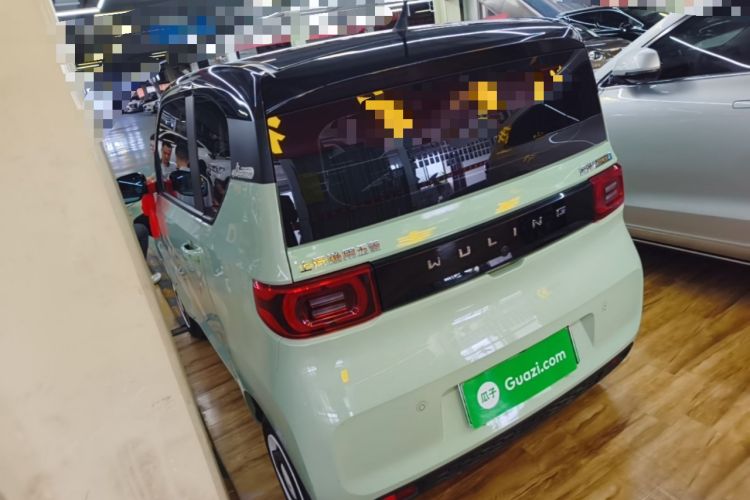 Used Wuling Hongguang MINIEV 2021 Macaron Premium Model – Lithium Iron Phosphate Rear Left 45 Deg
