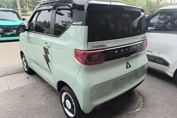 Used Wuling Hongguang MINIEV 2021 Macaron Fashion Model Lithium Iron Phosphate Rear Left 45 Deg