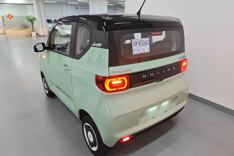 Used Wuling Hongguang MINIEV 2021 Macaron Premium Model – Lithium Iron Phosphate Rear Left 45 Deg