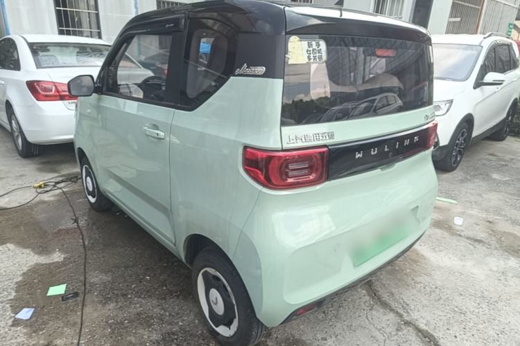 Used Wuling Hongguang MINIEV 2021 Macaron Fashion Model Lithium Iron Phosphate Rear Left 45 Deg