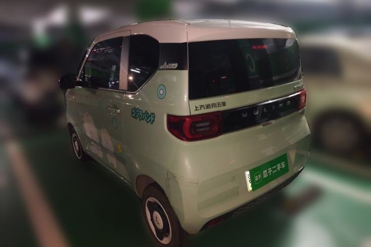 Used Wuling Hongguang MINIEV 2021 Macaron Fashion Model Lithium Iron Phosphate Rear Left 45 Deg