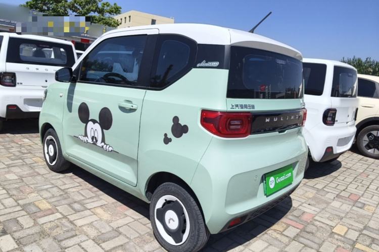 Used Wuling Hongguang MINIEV 2021 Macaron Sandwich Model 120 km Lithium Iron Phosphate Rear Left 45 Deg