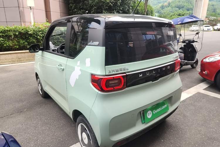 Used Wuling Hongguang MINIEV 2021 Macaron Premium Model – Lithium-NMC Rear Left 45 Deg