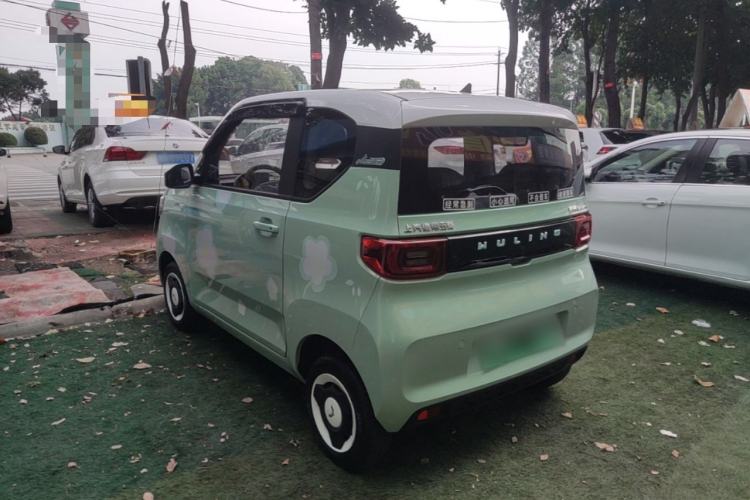 Used Wuling Hongguang MINIEV 2021 Macaron Fashion Model Lithium Iron Phosphate Rear Left 45 Deg