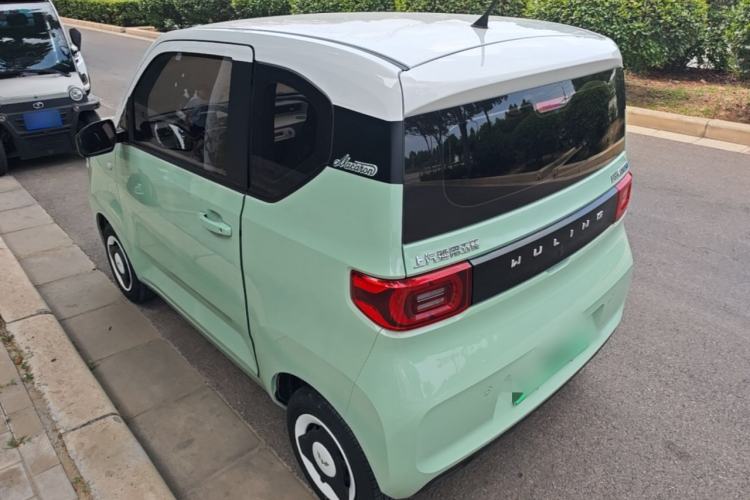 Used Wuling Hongguang MINIEV 2021 Macaron Fashion Model Lithium Iron Phosphate Rear Left 45 Deg