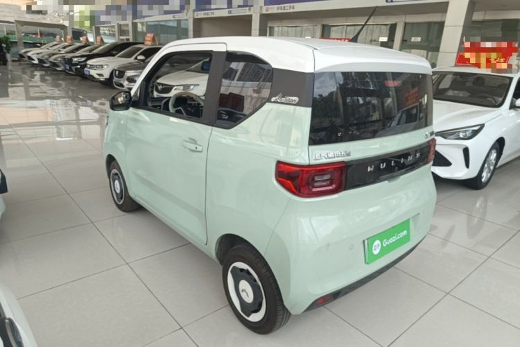 Used Wuling Hongguang MINIEV 2021 Macaron Sandwich Model 170 km Lithium Iron Phosphate Rear Left 45 Deg