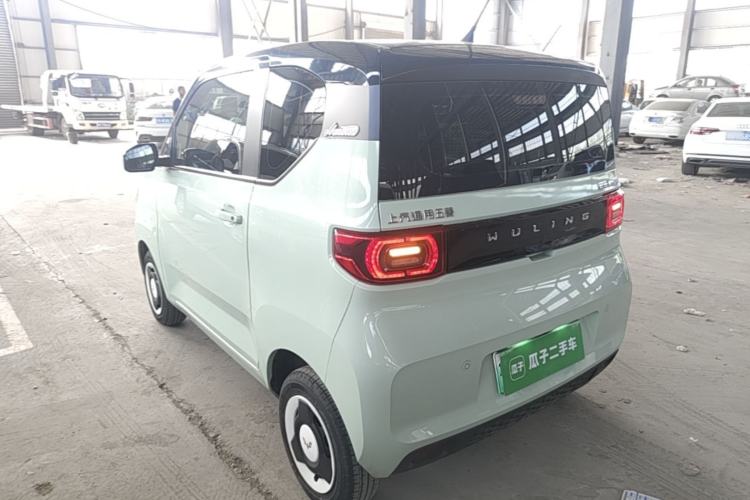 Used Wuling Hongguang MINIEV 2021 Macaron Fashion Edition Lithium-Ion Battery Rear Left 45 Deg