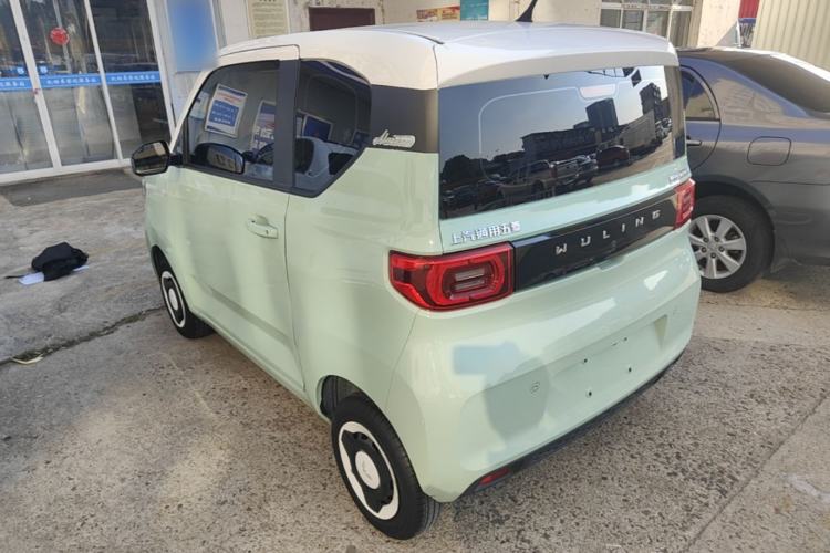 Used Wuling Hongguang MINIEV 2021 Macaron Fashion Model Lithium Iron Phosphate Rear Left 45 Deg