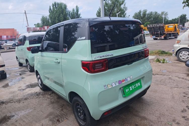 Used Wuling Hongguang MINIEV 2021 Macaron Fashion Model Lithium Iron Phosphate Rear Left 45 Deg