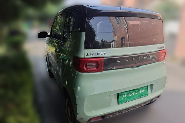 Used Wuling Hongguang MINIEV 2021 Macaron Fashion Model Lithium Iron Phosphate Rear Left 45 Deg