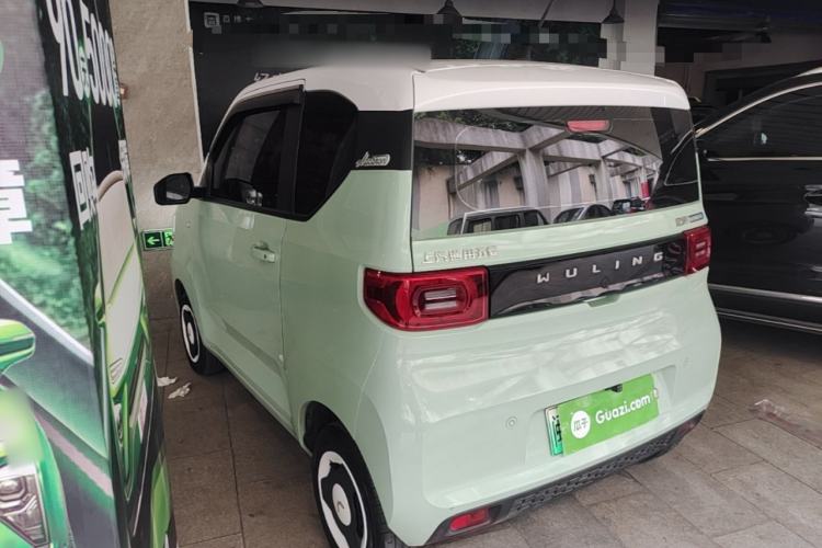 Used Wuling Hongguang MINIEV 2021 Macaron Fashion Model Lithium Iron Phosphate Rear Left 45 Deg