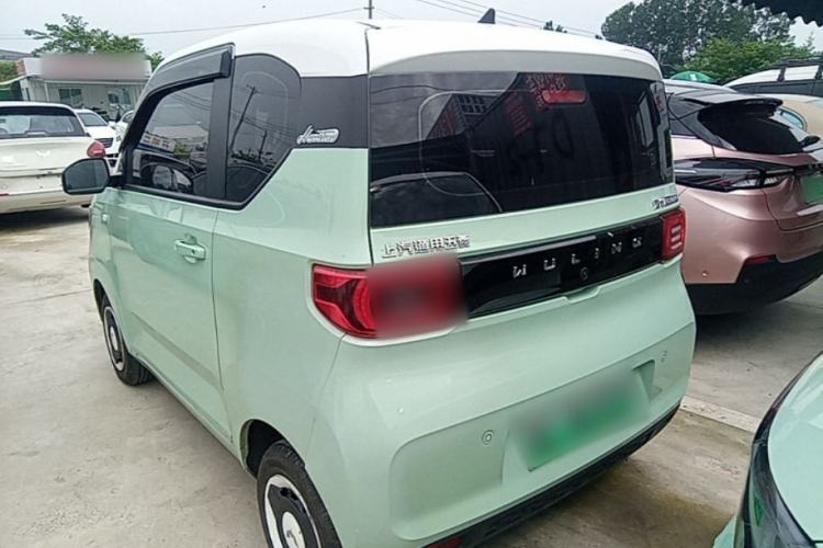 Used Wuling Hongguang MINIEV 2021 Macaron Fashion Model Lithium Iron Phosphate Rear Left 45 Deg