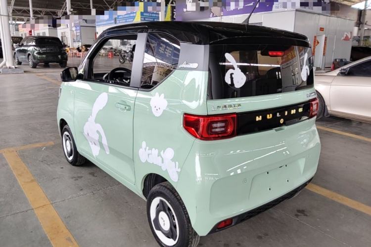 Used Wuling Hongguang MINIEV 2021 Macaron Fashion Model Lithium Iron Phosphate Rear Left 45 Deg