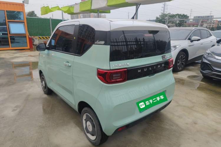 Used Wuling Hongguang MINIEV 2021 Macaron Premium Model – Lithium Iron Phosphate Rear Left 45 Deg