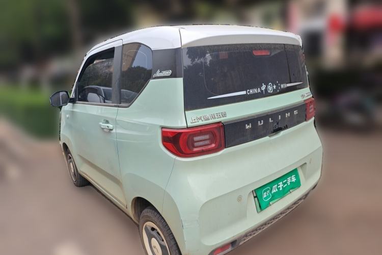 Used Wuling Hongguang MINIEV 2021 Macaron Fashion Model Lithium Iron Phosphate Rear Left 45 Deg