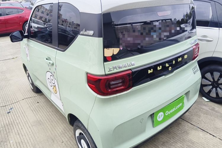 Used Wuling Hongguang MINIEV 2021 Macaron Fashion Model Lithium Iron Phosphate Rear Left 45 Deg