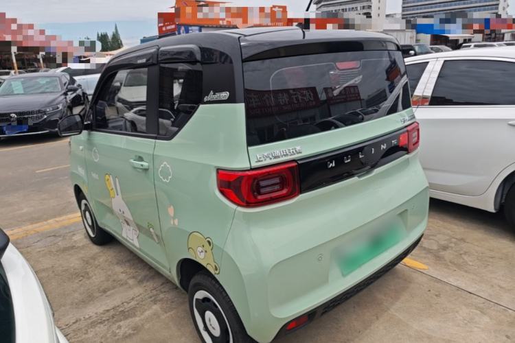 Used Wuling Hongguang MINIEV 2021 Macaron Fashion Model Lithium Iron Phosphate Rear Left 45 Deg