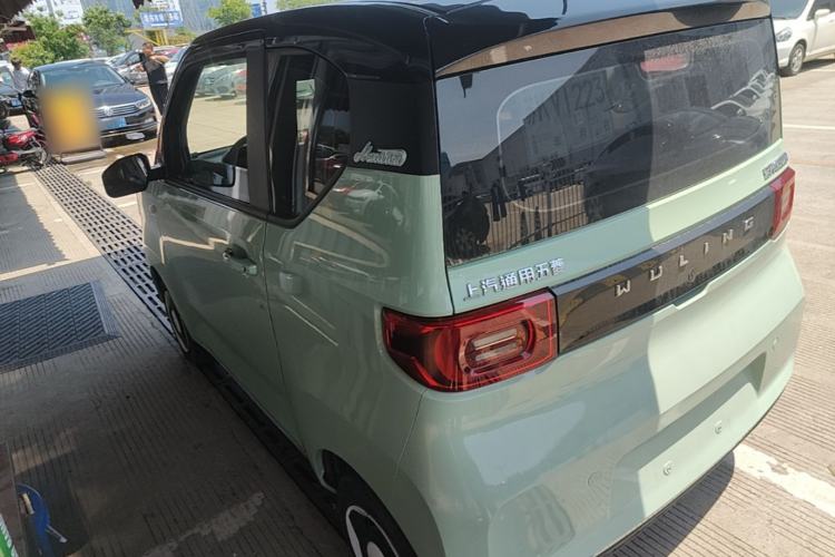 Used Wuling Hongguang MINIEV 2021 Macaron Premium Model – Lithium Iron Phosphate Rear Left 45 Deg