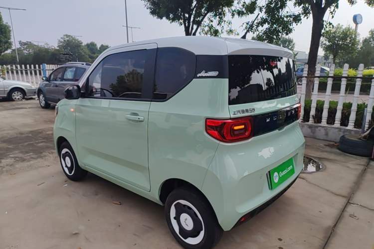 Used Wuling Hongguang MINIEV 2021 Macaron Fashion Model Lithium Iron Phosphate Rear Left 45 Deg