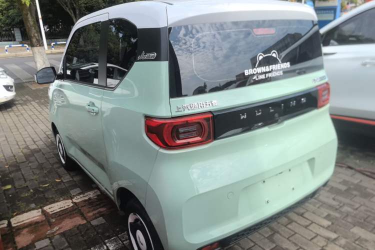 Used Wuling Hongguang MINIEV 2021 Macaron Premium Model – Lithium-NMC Rear Left 45 Deg