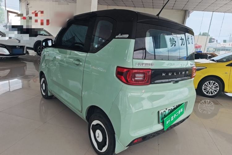 Used Wuling Hongguang MINIEV 2021 Macaron Fashion Edition Lithium-Ion Battery Rear Left 45 Deg