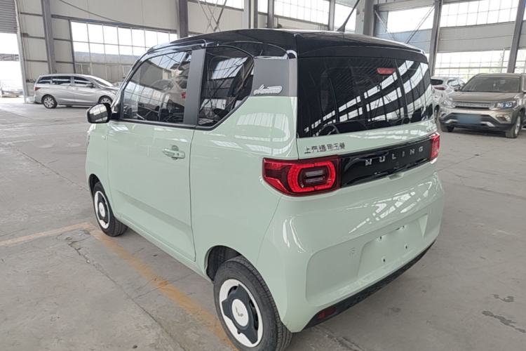 Used Wuling Hongguang MINIEV 2021 Macaron Fashion Model Lithium Iron Phosphate Rear Left 45 Deg