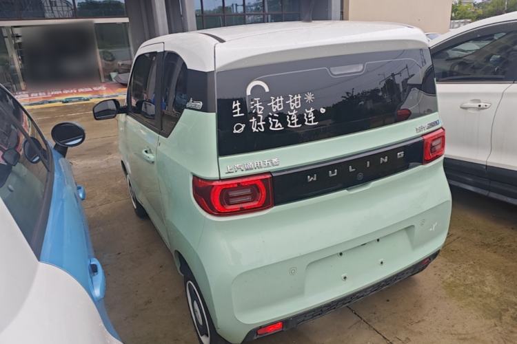 Used Wuling Hongguang MINIEV 2021 Macaron Premium Model – Lithium Iron Phosphate Rear Left 45 Deg