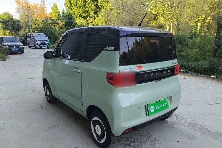 Used Wuling Hongguang MINIEV 2021 Macaron Fashion Model Lithium Iron Phosphate Rear Left 45 Deg