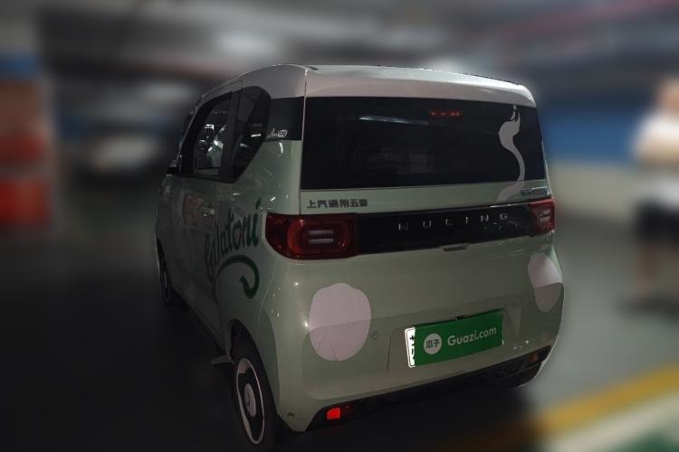 Used Wuling Hongguang MINIEV 2021 Macaron Fashion Model Lithium Iron Phosphate Rear Left 45 Deg