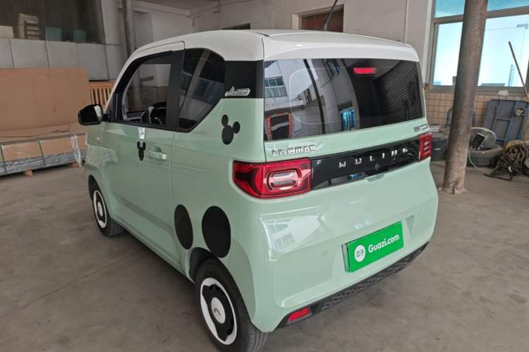 Used Wuling Hongguang MINIEV 2021 Macaron Premium Model – Lithium-NMC Rear Left 45 Deg