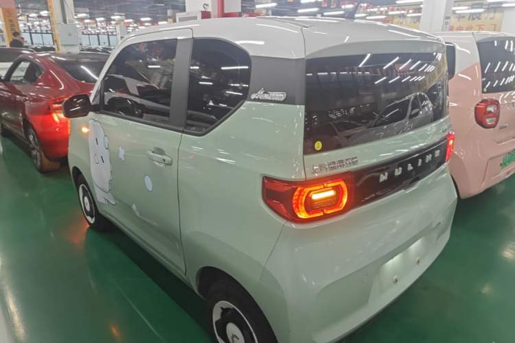 Used Wuling Hongguang MINIEV 2021 Macaron Premium Model – Lithium Iron Phosphate Rear Left 45 Deg