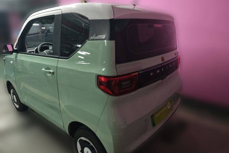 Used Wuling Hongguang MINIEV 2021 Macaron Fashion Model Lithium Iron Phosphate Rear Left 45 Deg