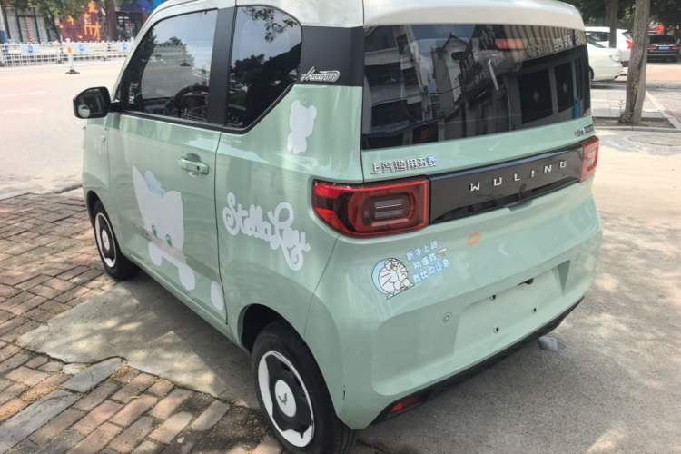 Used Wuling Hongguang MINIEV 2021 Macaron Premium Model – Lithium Iron Phosphate Rear Left 45 Deg