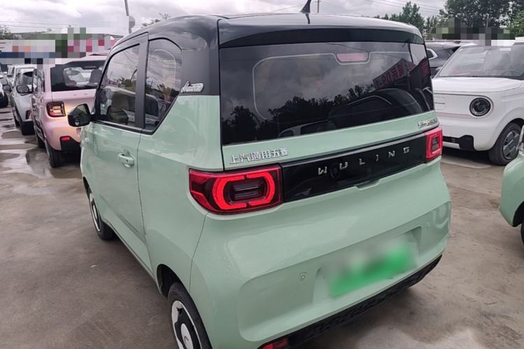 Used Wuling Hongguang MINIEV 2021 Macaron Fashion Model Lithium Iron Phosphate Rear Left 45 Deg